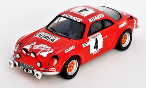 Alpine Renault A110 No.4 Gitanes Tour de Corse 1978 1/43 TROFEU