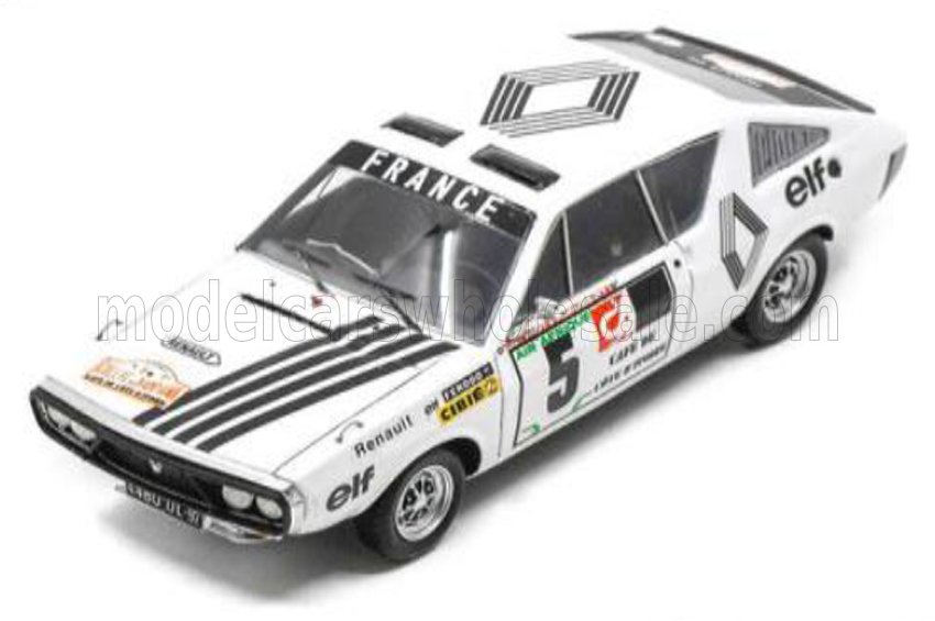 RENAULT - R17 N 5 RALLY BANDAMA 1973 JFPIOT - F.JA