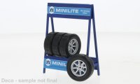 Set extra wielen: Mini Lite Silver, set van 4 wielen