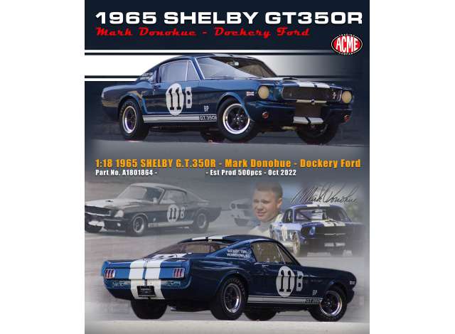 Shelby GT350-R #11 Mark Donahue *Dockery Ford*,196