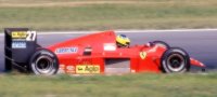 F1 Ferrari 86 Austria Gp 1986 M.alboreto 2nd Place - With Display