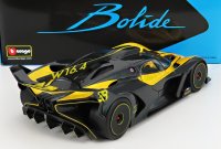 BUGATTI - BOLIDE W16 8.0 FOUR-TURBO 1850pk 500km/h 2020 - GEEL ZWART