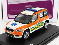 SKODA - YETI SUV FACELIFT (RESTYLING) AMBULANCE 2013 - ORANGE BLANC