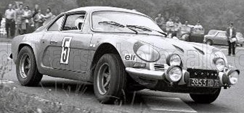 RENAULT - ALPINE A110 1600S N 5 RALLY OLYMPIA 1972