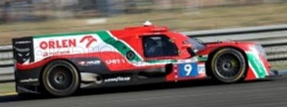 ORECA - GIBSON 07 GK428 4.2L V8 TEAM PREMA ORLEN N 9 2e LMP2 KLASSE 24h LE MANS 2022 R.KUBICA - L.DELETRAZ - L.COLOMBO - AVEC VITRINE