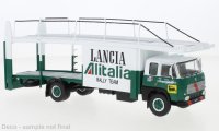 Fiat 673 Racing Transporter, grün/weiss, Lancia Alitalia Racing Team, Alitalia, 1976