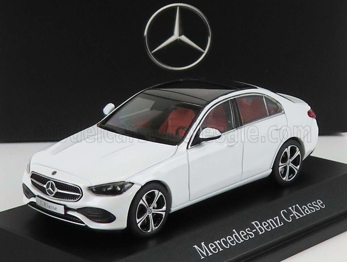 Modèle réduit Mercedes Benz C-klasse W206 / Dealermodel , Blanc 1/43