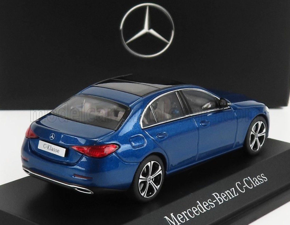 Modèle réduit Mercedes Benz C-klasse S206 /dealermodel , Bleu 1/43