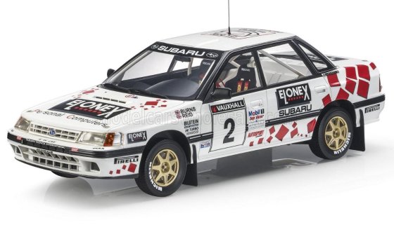 SUBARU - LEGACY RS N 2 WINNAAR BRITSE RALLY 1993 RICHARD BURNS - ROBERT REID - WIT