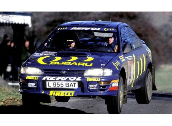 Subaru Impreza 555 #4 Collin McRae/ Derek Ringer winner RAC rally, 1995