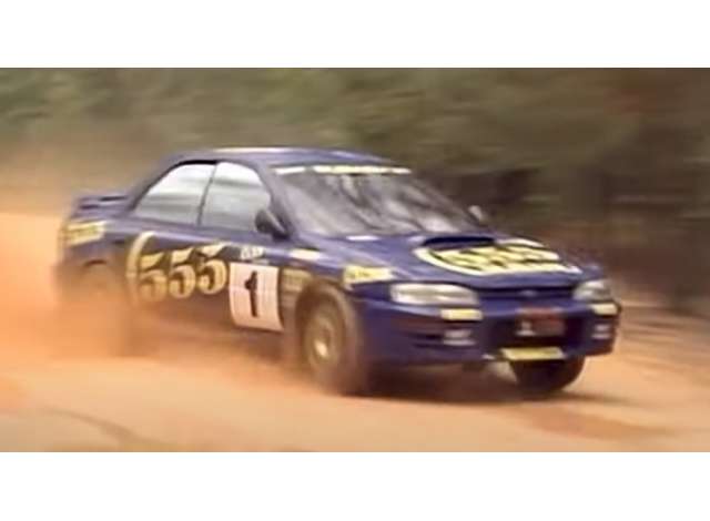 Subaru Impreza 555 #1 P.Bourne/ T.Sircombe winner 