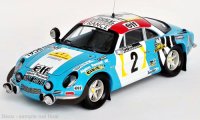 Alpine Renault A110, No.2, Rallye WM, Safari Rallye, B.Darniche/A.Mahe, 1974