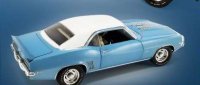 Chevrolet Camaro RS vinyl top, light blue with white vinyl top 1969
