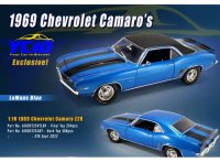 Chevrolet Camaro Z28, lemans blue with black stripes 1969