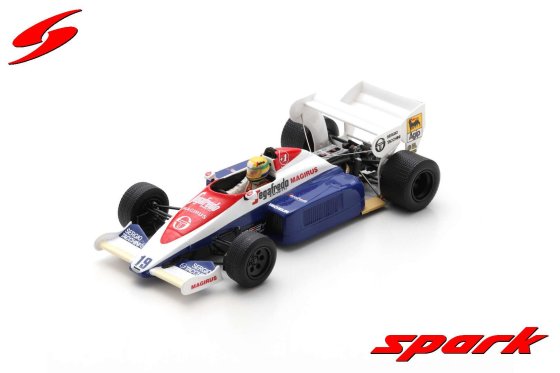 TOLEMAN TG184 N°19 3ÈME GP ANGLETERRE 1984 AYRTON SENNA