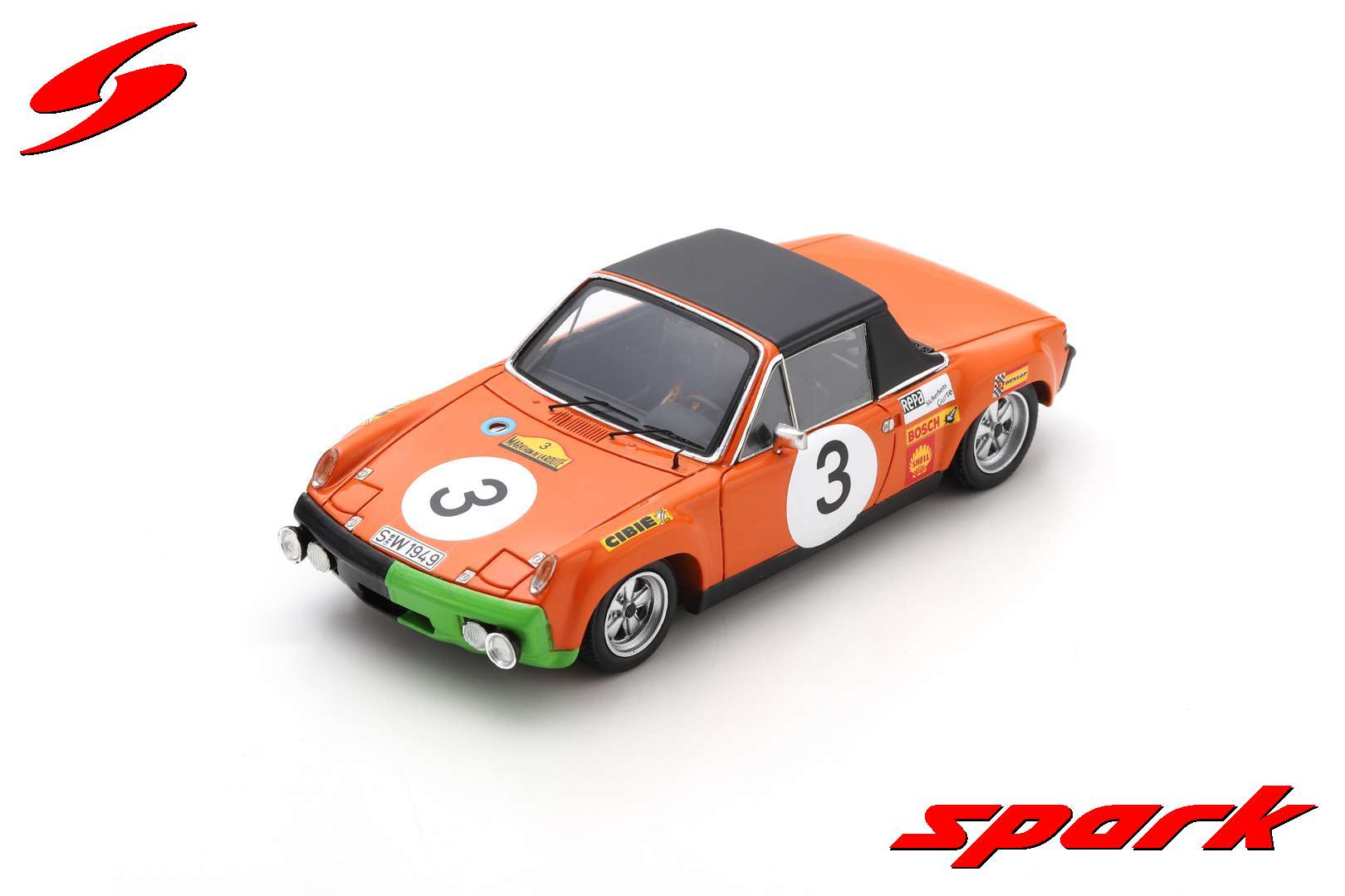 PORSCHE 914/6 N°3 2nd MARATHON DE LA ROUTE 1970 B