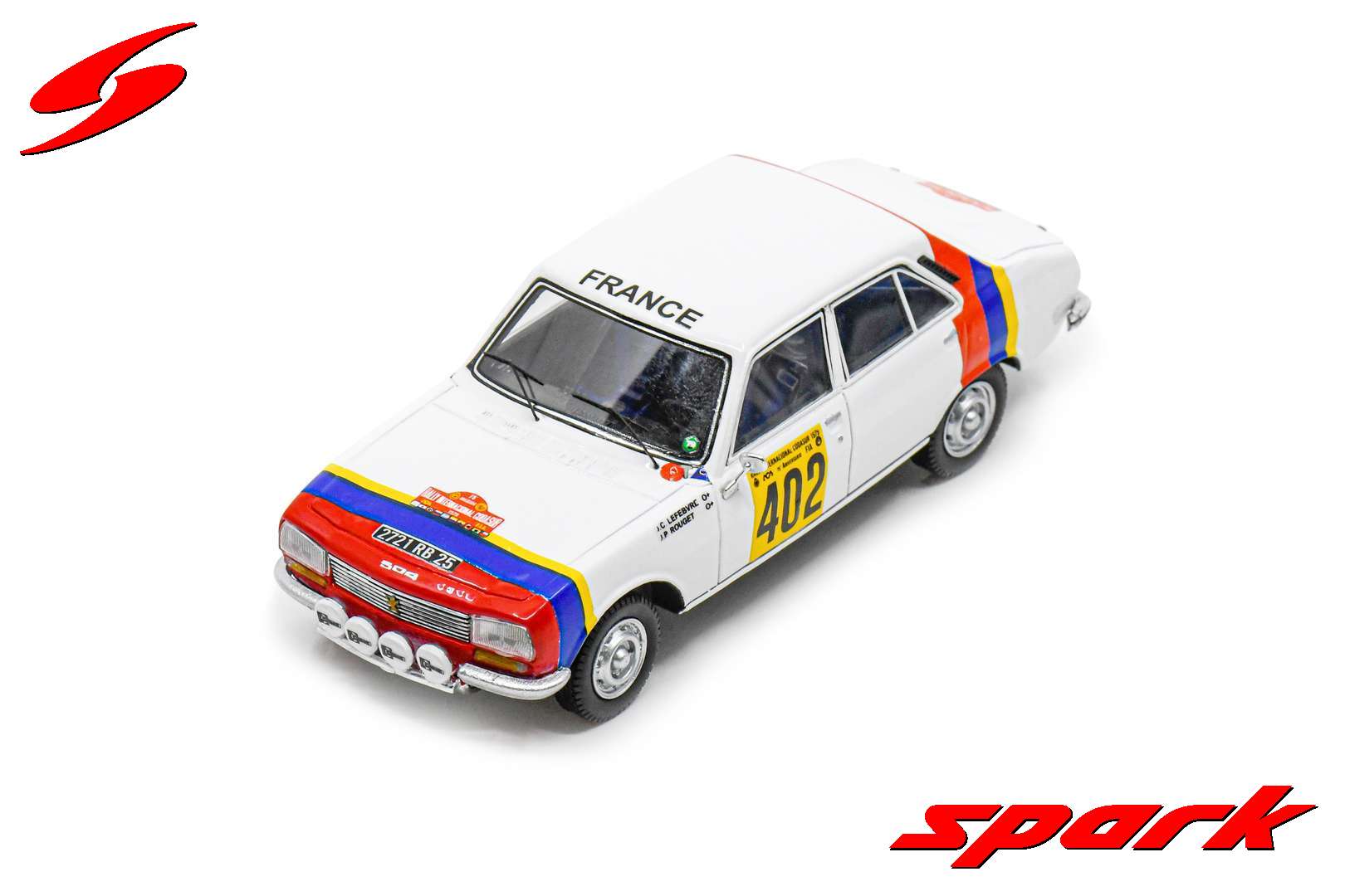 PEUGEOT 504 N°402 2nd RALLYE CODASUR 1979 J-C. LE