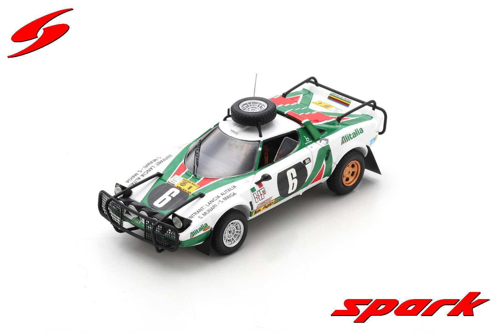 LANCIA STRATOS HF N°6 RALLYE SAFARI 1976 S. MUNAR