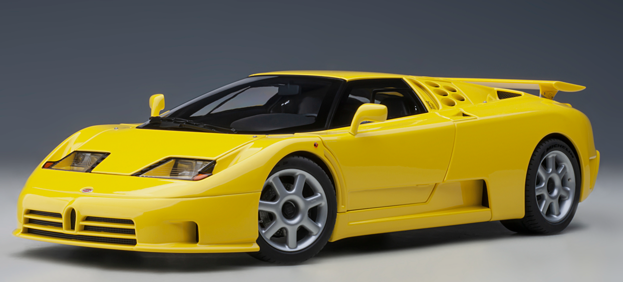 Bugatti EB110 SS , geel Bugatti