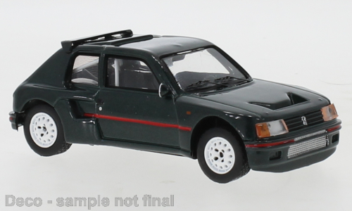 Peugeot 205 T16 Custom, metallic donkergrijs, 1987