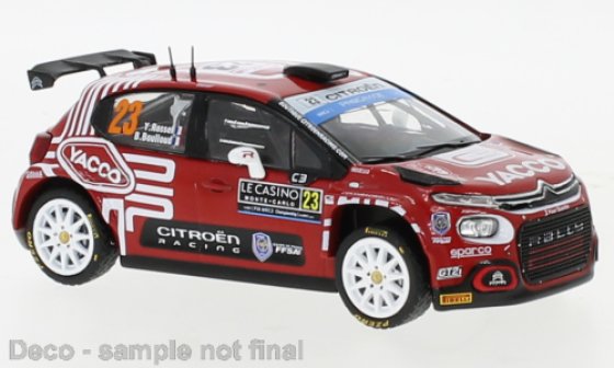 Citroën C3 Rally2 No.23 WRC Rally Monte Carlo 2022 schaalmodel 1/43 IXO