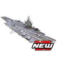 Dek Aircraft carrier "CNV-65 Enterprise" complete set met 12 verschillende vliegtuigen.