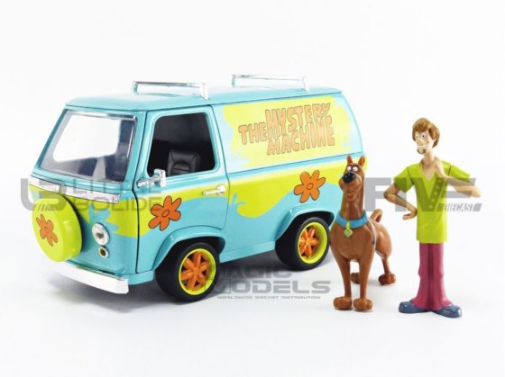 MISTERY MACHINE SCOOBY DOO - WITH SHAGGY AND SCOOBY FIGURES