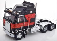 KENWORTH - K100 AERODYNE TRACTOR TRUCK 3-ASSI 1976 - NOIR ROUGE