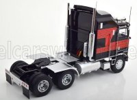 KENWORTH - K100 AERODYNE TRACTOR TRUCK 3-ASSI 1976 - ZWART ROOD