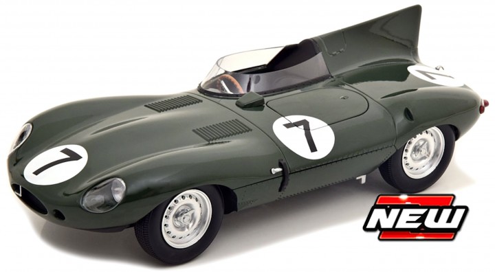 Jaguar D-TYPE LONGNOSE #7 ROLT/HAMILTON 24H LE MAN
