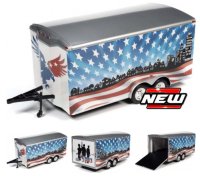 Aanhangwagen / Enclosed Trailer *Patriotic Brave & Bold