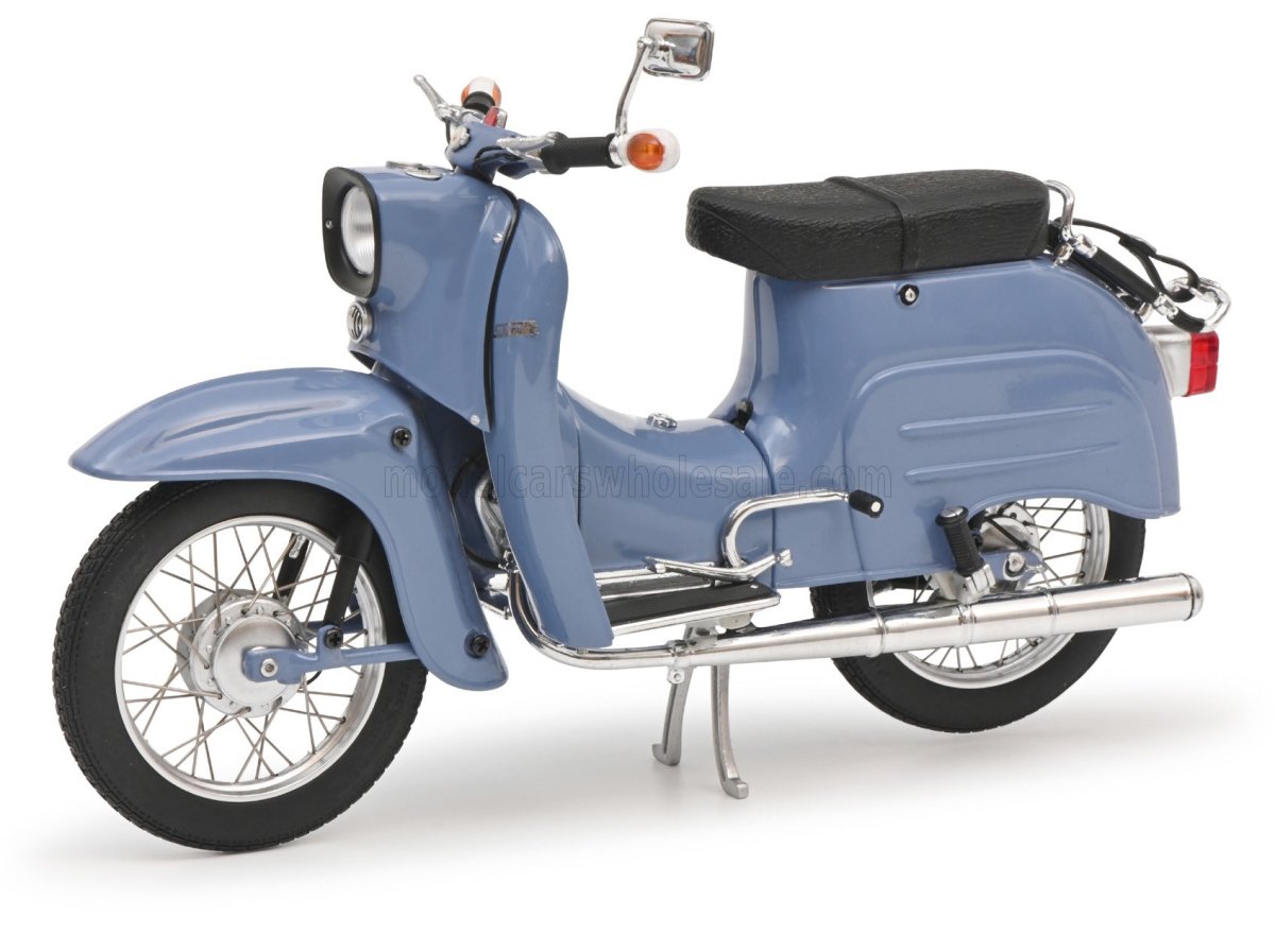 Modèle réduit Simson - Schwalbe Kr51/1 1968 - Bleu Clair 1/5