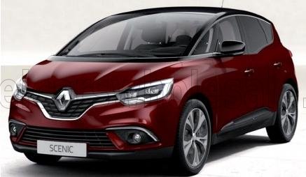 RENAULT - SCENIC 2016 - donker rood , zwart