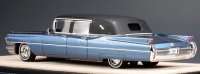 CADILLAC - FLEETWOOD LIMOUSINE LANDAU HARD-TOP 1965 - TAHOE BLUE MET