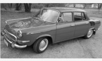 Skoda 1000 MB, rood, 1968