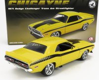 DODGE - CHALLENGER TRANS AM COUPE STREETFIGHTER 1971 - JAUNE NOIR