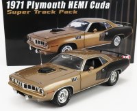 PLYMOUTH - BARRACUDA HEMI COUPE SUPER TRACK PACK 1971 - GOLD GLACK