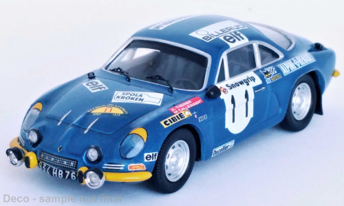 Alpine Renault A110, No.11, Rallye WM, Rallye Schw