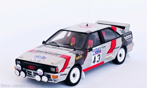 Audi quattro, No.43, Rallye WM, RAC Rallye, C.Lord