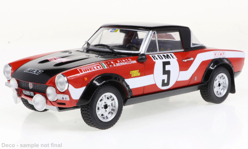 Fiat 124 Abarth, No.5, Rally Monte Carlo , R.Pinto