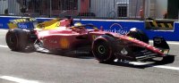 FERRARI - F1-75 SCUDERIA FERRARI N 16 2nd MONZA GP ITALY (POLE POSITION) 2022 CHARLES LECLERC - WITH HELMET AND PLASTIC SHOWCASE