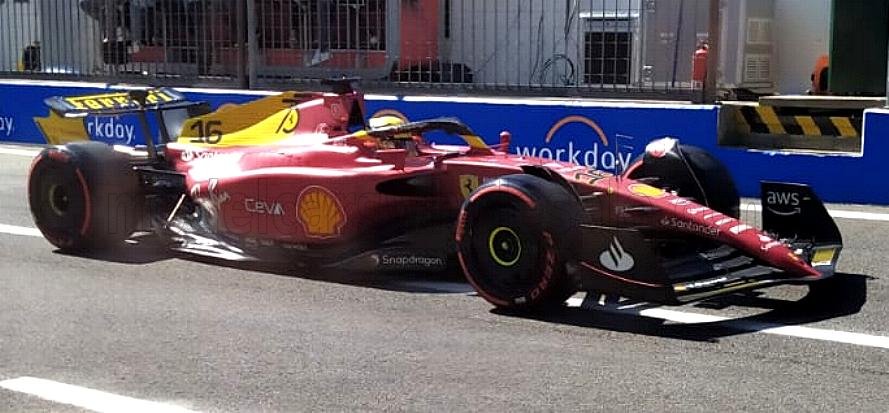 FERRARI - F1-75 SCUDERIA FERRARI N 16 2nd MONZA GP