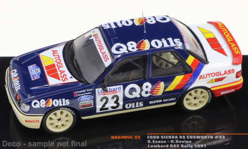 Ford Sierra RS Cosworth, No.23, Rallye RAC Lombard