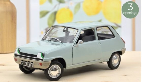 Renault 5 1972 schaalmodel 1/18 van Norev