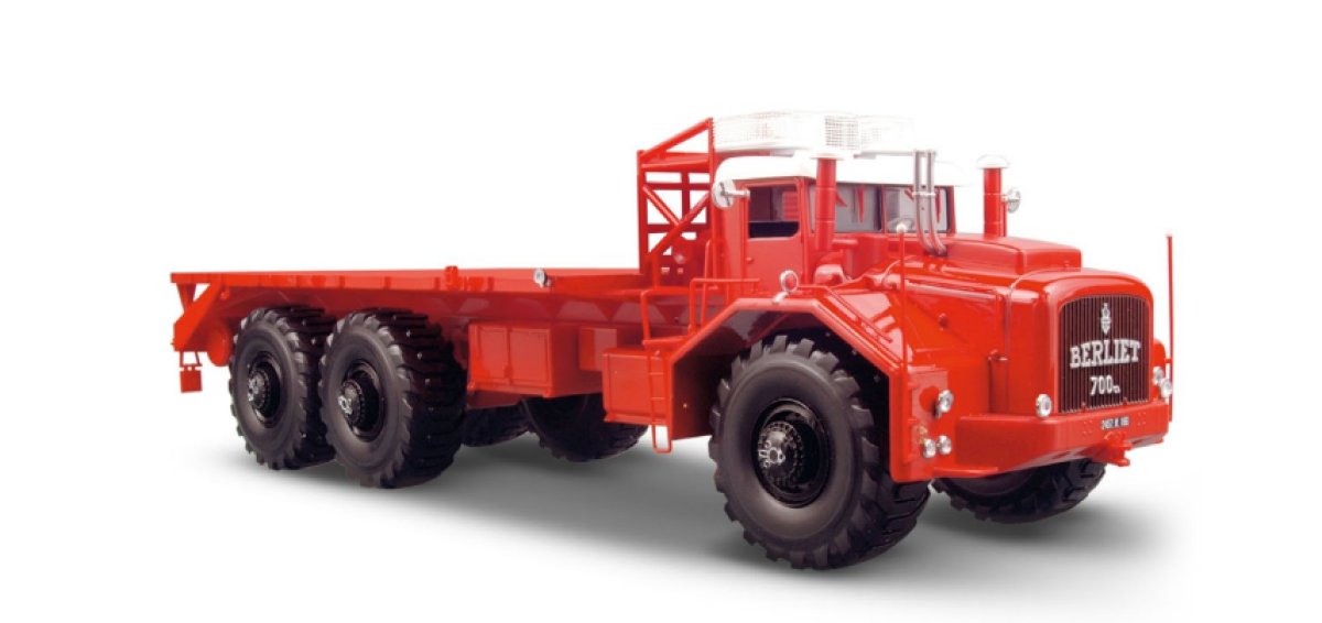 Berliet T100 n°1 1960 Rouge sans ridelles 1/43 - Norev