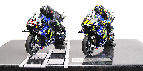 Yamaha Yzr-m1, set 2 Bikes, 2 Figurines, hamilton-