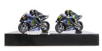 YAMAHA YZR-M1 – SET 2 BIKES 2 FIGURINES – HAMILTON/ROSSI – TEST VALENCIA 2019