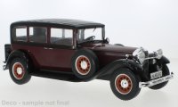 Mercedes Typ Nürburg 460/460 K (W08), donkerrood /zwart, 1928