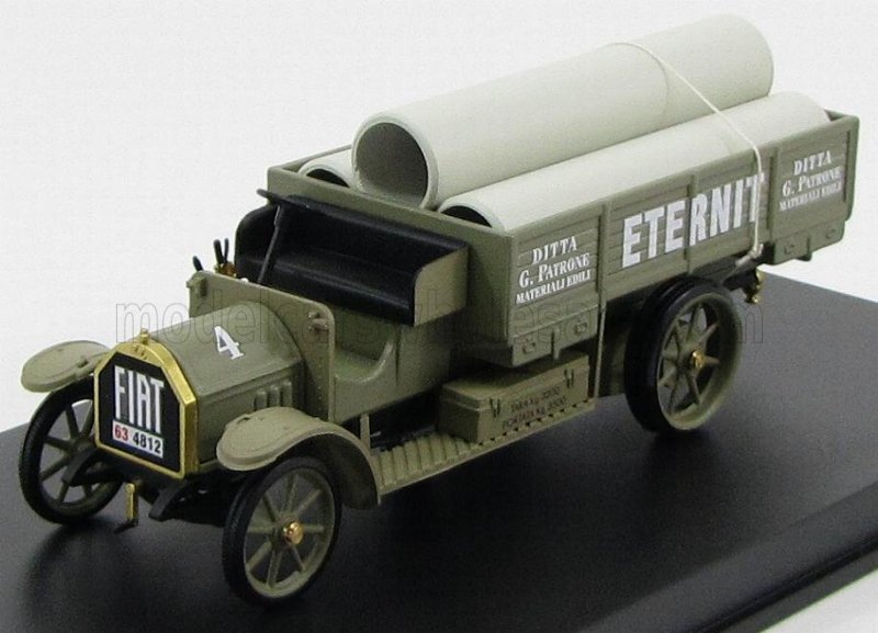 Modèle réduit du Fiat 18 BL Truck Autocarro Impresa Edile Eternit 1916 1/18 RIO