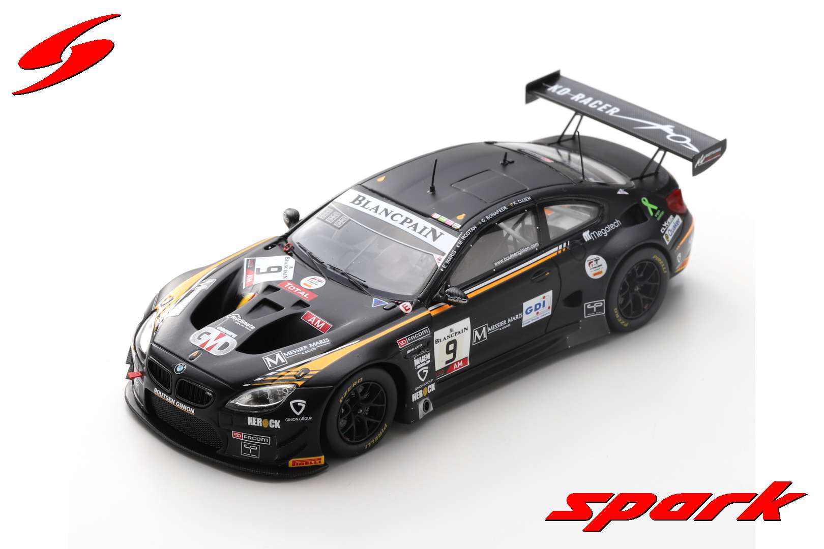 BMW M6 GT3 NO.9 BOUTSEN GINION 24H SPA 2019 E. MAR